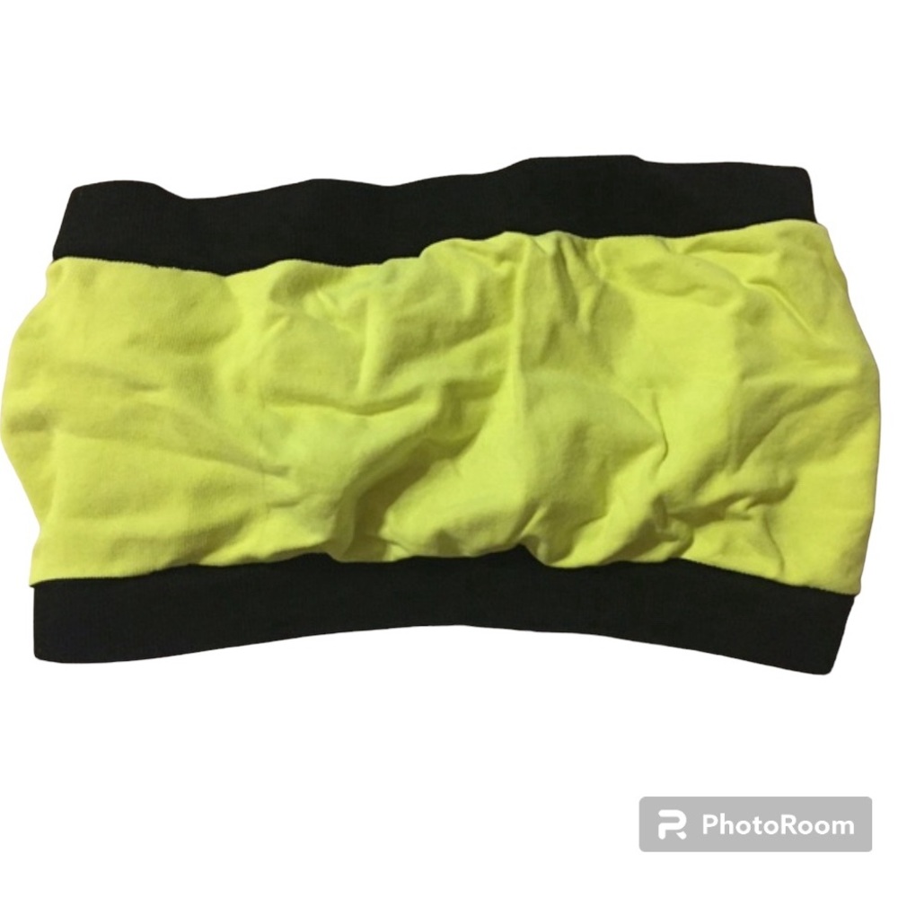 MALIBU SUGAR BANDEAU TOP YELLOW KIDS STRETCH